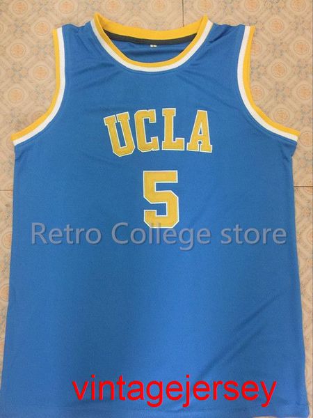 #5 baron davis ucla bruins college retro throwback basketball jersey customize any size number and player name, Black
#5 baron davis ucla bruins college retro throwback basketball jersey customize any size number and player name, Black