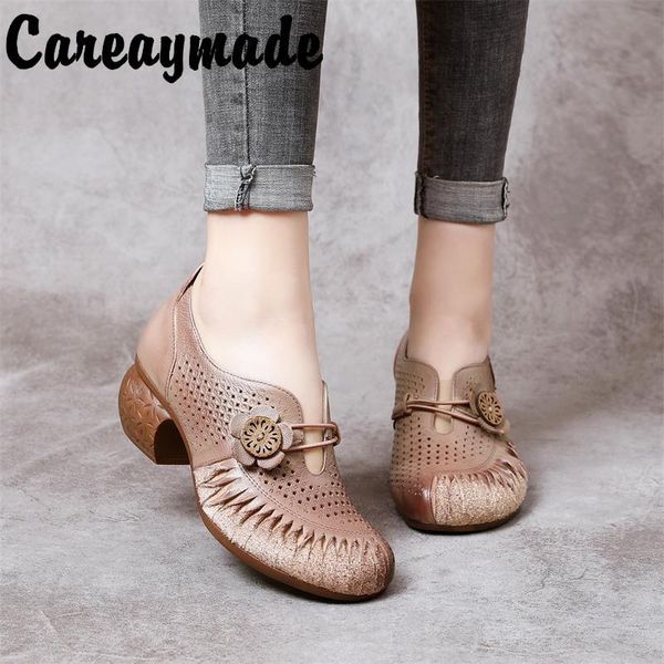dress shoes careaymade-autumn retro style leather women's deep-mouth thin thick semi-high heeled elastic buckle color round, Black
dress shoes careaymade-autumn retro style leather women's deep-mouth thin thick semi-high heeled elastic buckle color round, Black
