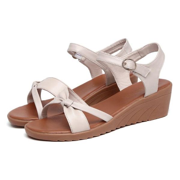leather sandals women 2021 solid color bow design wedges for platform soft waterproof shoes thick bottom, Black
leather sandals women 2021 solid color bow design wedges for platform soft waterproof shoes thick bottom, Black
