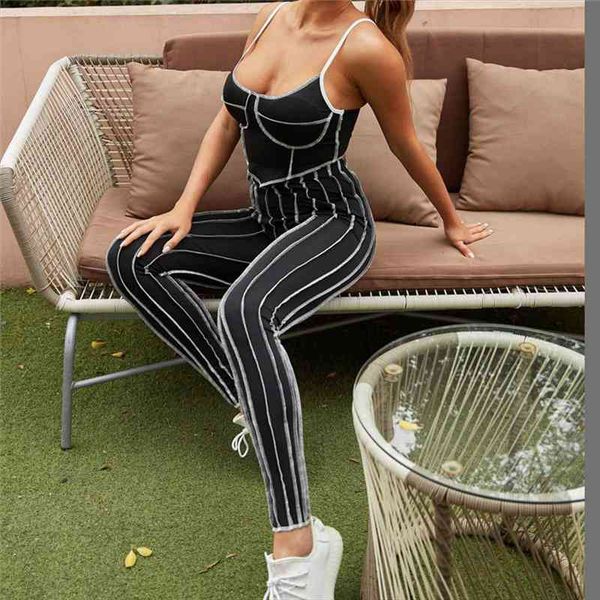 svokor suit shoulder strapless women leggings sling sets vertical stripe high waist push up pants 2pc fitness sportswear, Black
svokor suit shoulder strapless women leggings sling sets vertical stripe high waist push up pants 2pc fitness sportswear, Black