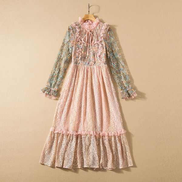 european and american women's wear spring 2022 new long sleeve collar fashionable pink lace spliced fishtail dress xxl, Black;gray
european and american women's wear spring 2022 new long sleeve collar fashionable pink lace spliced fishtail dress xxl, Black;gray