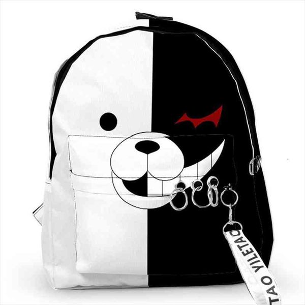 dangan ronpa women men backpacks cartoon monokuma for teenager girl boy school bags large capacity travel knapsack
dangan ronpa women men backpacks cartoon monokuma for teenager girl boy school bags large capacity travel knapsack