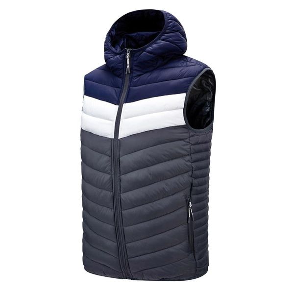 men's vests winter down vest coat male sleeveless warm zip cardigan hooded with pocket jacket plus size #01, Black;white
men's vests winter down vest coat male sleeveless warm zip cardigan hooded with pocket jacket plus size #01, Black;white