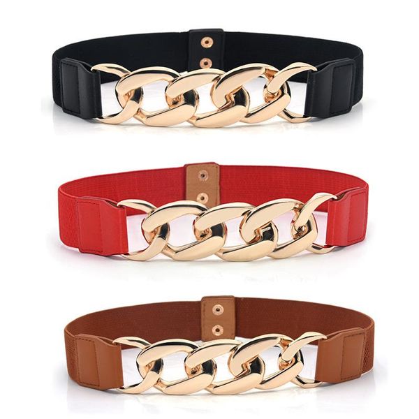 belts gold chain women's dress belt fashion coat sweater elastic wide, Black;brown
belts gold chain women's dress belt fashion coat sweater elastic wide, Black;brown