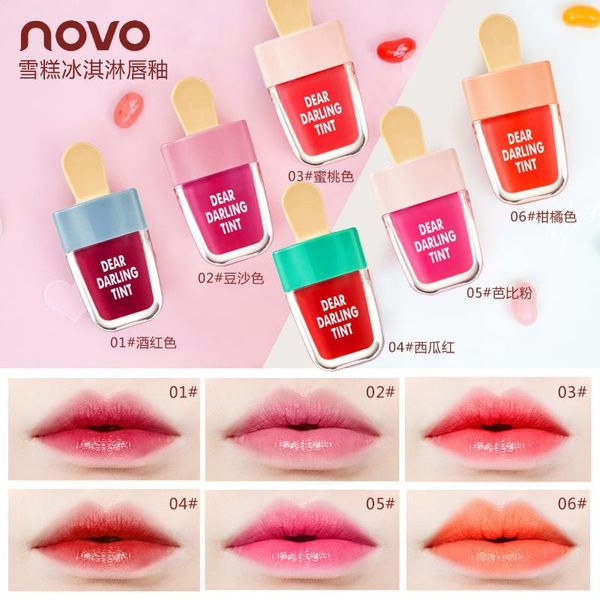 lip gloss 6pcs 4.5g ice cream glaze 01 
lip gloss 6pcs 4.5g ice cream glaze 01
