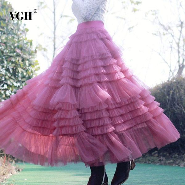 skirts vgh korean white patchwork mesh skirt for women high waist solid elegant midi ball gown female summer clothing 2021 fashion tide, Black
skirts vgh korean white patchwork mesh skirt for women high waist solid elegant midi ball gown female summer clothing 2021 fashion tide, Black