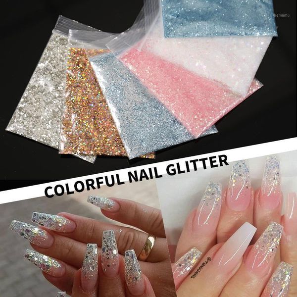 bag holographics nail glitter flakes shining sequin for art paillette manicure 3d diy decorations1, Silver;gold
bag holographics nail glitter flakes shining sequin for art paillette manicure 3d diy decorations1, Silver;gold