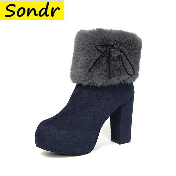 boots 2021 winter women high heels fur warm fashion for super square heel 10cm size 43, Black
boots 2021 winter women high heels fur warm fashion for super square heel 10cm size 43, Black