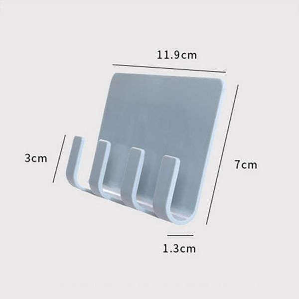hooks & rails wall suction trace 4 hook storage rack wall-mounted kitchen bathroom plastic racks hanger minimalism
hooks & rails wall suction trace 4 hook storage rack wall-mounted kitchen bathroom plastic racks hanger minimalism