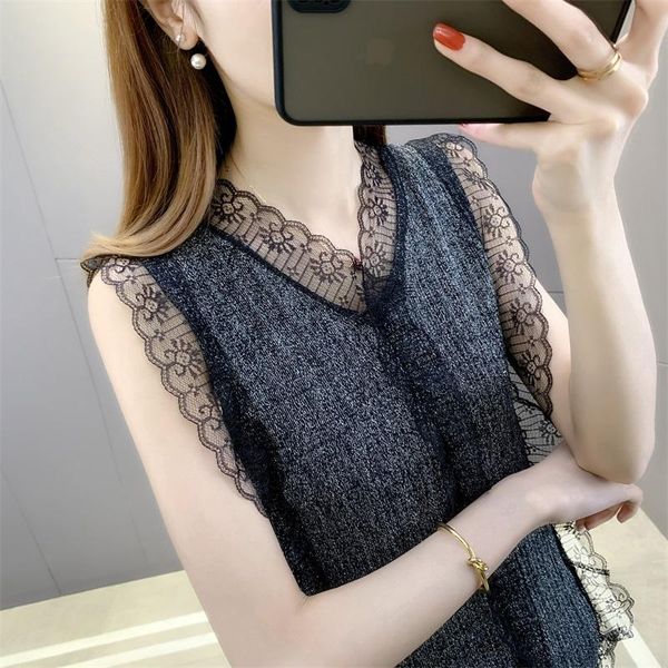 camisoles & tanks spring/summer 96748 women cultivate morality clip bright silk knitting v-neck lace vest 18, Black;white
camisoles & tanks spring/summer 96748 women cultivate morality clip bright silk knitting v-neck lace vest 18, Black;white