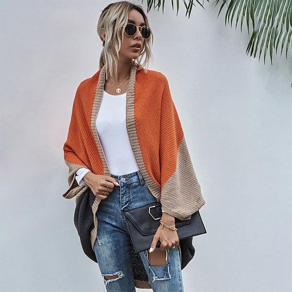 women's knits & tees 2021 autumn and winter knitted cardigan jacket womens fashion color matching long-sleeve elegant retro sweater, White
women's knits & tees 2021 autumn and winter knitted cardigan jacket womens fashion color matching long-sleeve elegant retro sweater, White