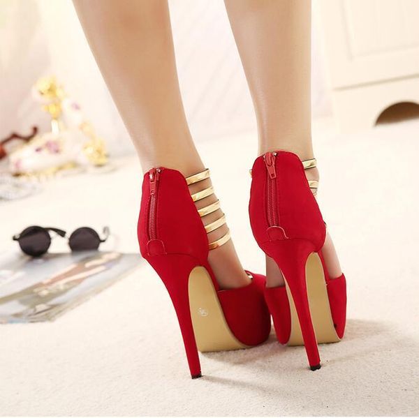 dijigirls spring summer fashion high-heeled shoes women metal decoration thin heels open toe pumps sandals red bla dress, Black
dijigirls spring summer fashion high-heeled shoes women metal decoration thin heels open toe pumps sandals red bla dress, Black