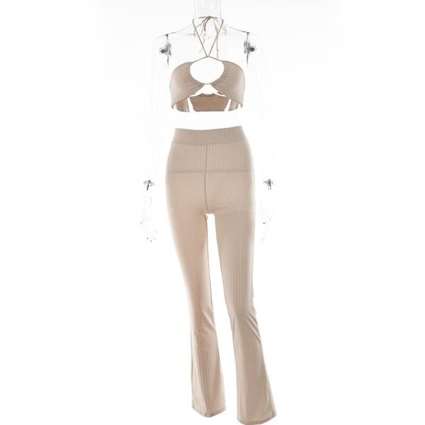 women's two piece pants autumn knitting lounge set woman drawstring halter casual suit party tracksuit 2021 summer tanks legging, White
women's two piece pants autumn knitting lounge set woman drawstring halter casual suit party tracksuit 2021 summer tanks legging, White