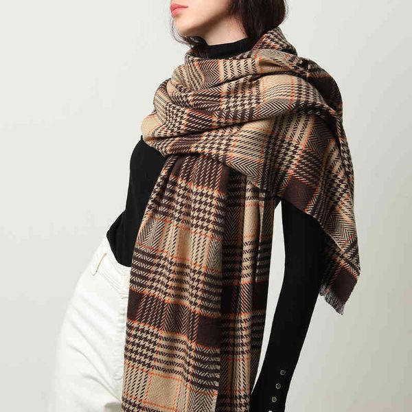 2021 winter women cashmere pashmina shawls foulard brand luxury plaid neck scarf warm lady blanket stole bufanda bandana, Blue;gray
2021 winter women cashmere pashmina shawls foulard brand luxury plaid neck scarf warm lady blanket stole bufanda bandana, Blue;gray