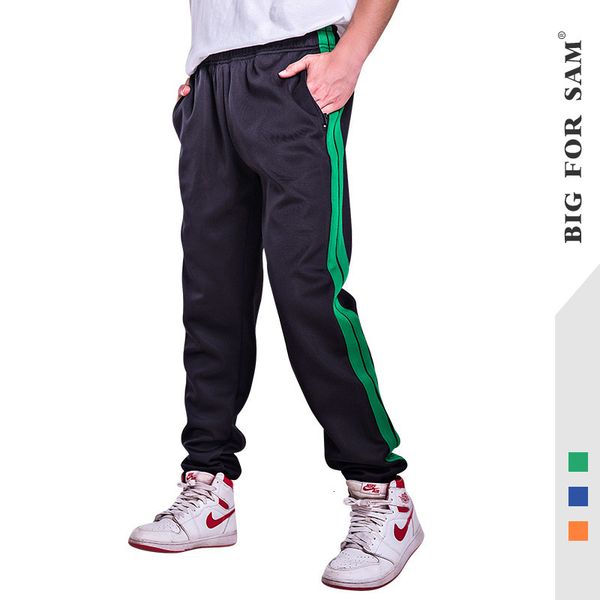 pants trousers autumn and winter fashion brand contrast splicing two bar sports hip hop stripe casual men's wear, Black
pants trousers autumn and winter fashion brand contrast splicing two bar sports hip hop stripe casual men's wear, Black