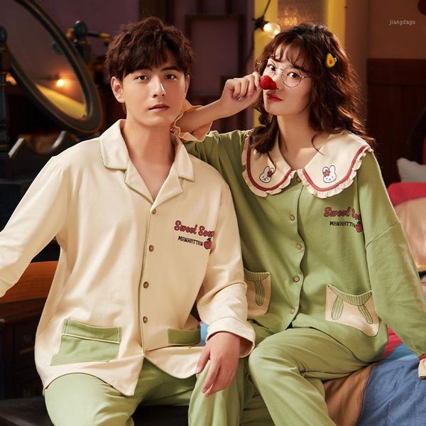 pajamas women's cotton long-sleeve suit autumn and winter princess style cartoon men women couple men's sleepwear, Black;brown
pajamas women's cotton long-sleeve suit autumn and winter princess style cartoon men women couple men's sleepwear, Black;brown