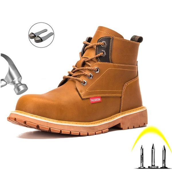 boots men's plus size safety work british style non-slip wear-resistant steel head cap shoes waterproof, Black
boots men's plus size safety work british style non-slip wear-resistant steel head cap shoes waterproof, Black