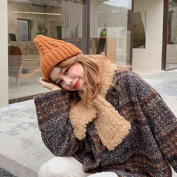 scarves winter korean women can wear imitation lamb wool warm plush scarf on both sid, versatile plaid neck cover, Blue;gray
scarves winter korean women can wear imitation lamb wool warm plush scarf on both sid, versatile plaid neck cover, Blue;gray