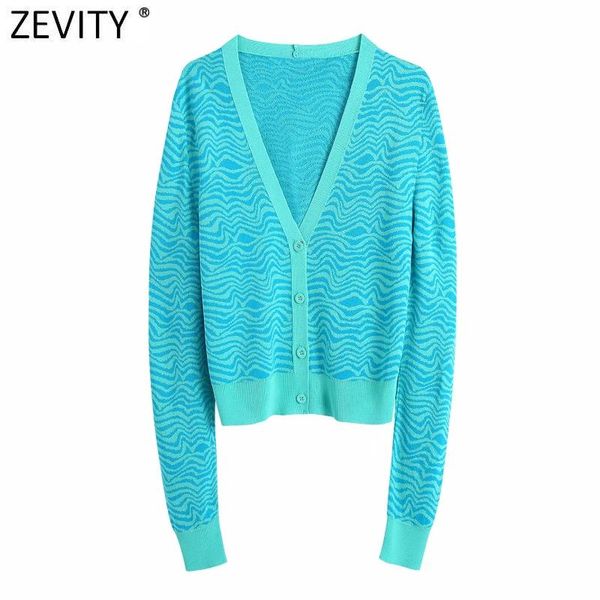 women's knits & tees zevity 2021 women fashion v neck single button jacquard knitted sweater female chic long sleeve slim cardigans coa, White
women's knits & tees zevity 2021 women fashion v neck single button jacquard knitted sweater female chic long sleeve slim cardigans coa, White