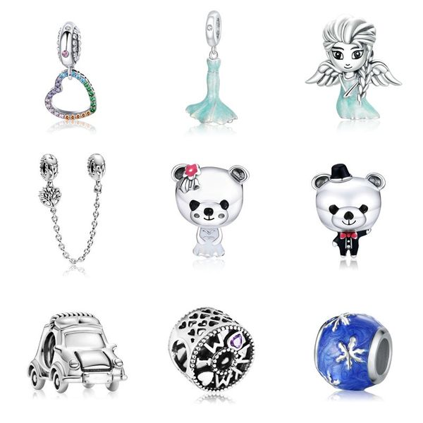 fits pandora sterling silver bracelet pineapple heart angel carriage panda snowflake beads charms for european snake charm chain fashion diy, Black
fits pandora sterling silver bracelet pineapple heart angel carriage panda snowflake beads charms for european snake charm chain fashion diy, Black