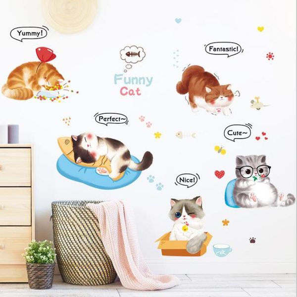 wall stickers cartoon cute cat removable diy kids nursery living room bedroom decoration mural antifouling pvc
wall stickers cartoon cute cat removable diy kids nursery living room bedroom decoration mural antifouling pvc