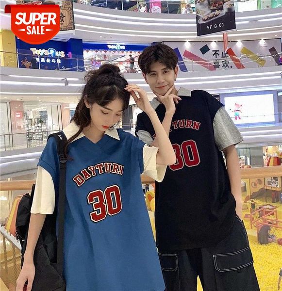 summer fake two-piece short-sleeved t-shirt male ins hong kong fashion brand half-sleeved tide and female couples wild polo shirt #ed9q, White;black
summer fake two-piece short-sleeved t-shirt male ins hong kong fashion brand half-sleeved tide and female couples wild polo shirt #ed9q, White;black