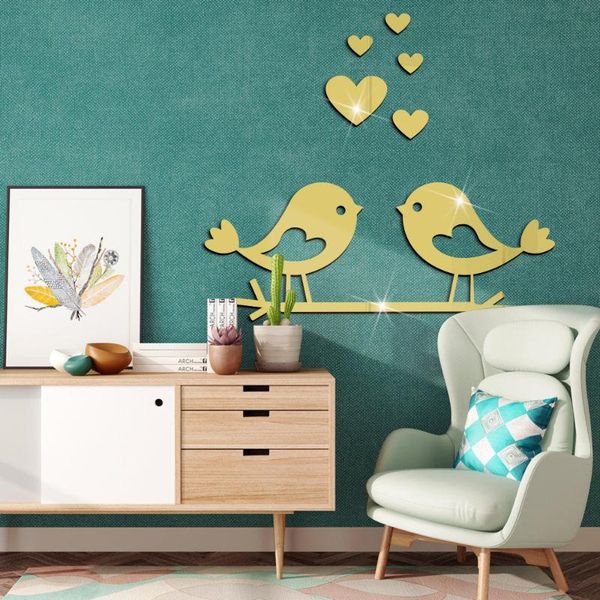 wall stickers 12pcs/lot 3d love bird mirror sticker decal art removable wedding decoration kids room a97586
wall stickers 12pcs/lot 3d love bird mirror sticker decal art removable wedding decoration kids room a97586