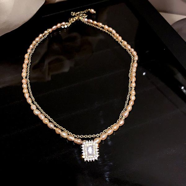 chokers origin summer textured irregular pearls necklaces for women elegant double-layer chain rhinestone pendant necklace, Golden;silver
chokers origin summer textured irregular pearls necklaces for women elegant double-layer chain rhinestone pendant necklace, Golden;silver
