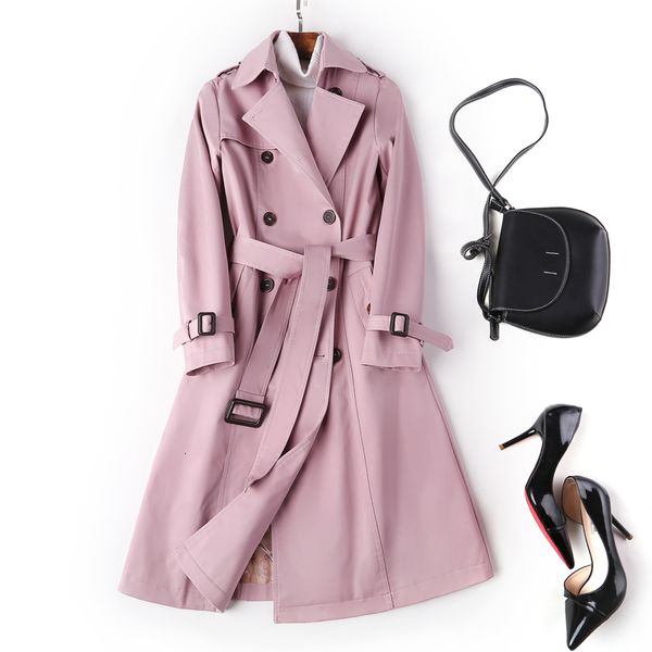coats women long windbreaker khaki pink double breasted trench coat spring autumn plus size loose belt office lady business overcoat, Black
coats women long windbreaker khaki pink double breasted trench coat spring autumn plus size loose belt office lady business overcoat, Black