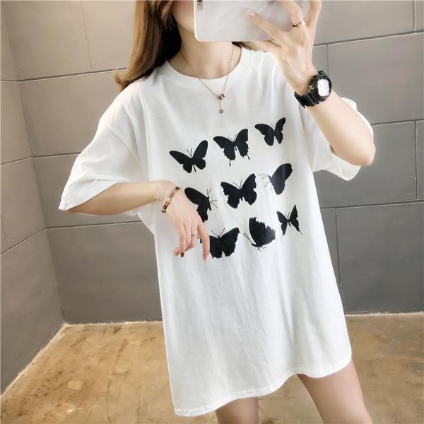 fashion loose t shirt for women black butterfly print short sleeved o-neck t-shirts vogue casual tshirt 90s girl white tees women's t-s
fashion loose t shirt for women black butterfly print short sleeved o-neck t-shirts vogue casual tshirt 90s girl white tees women's t-s