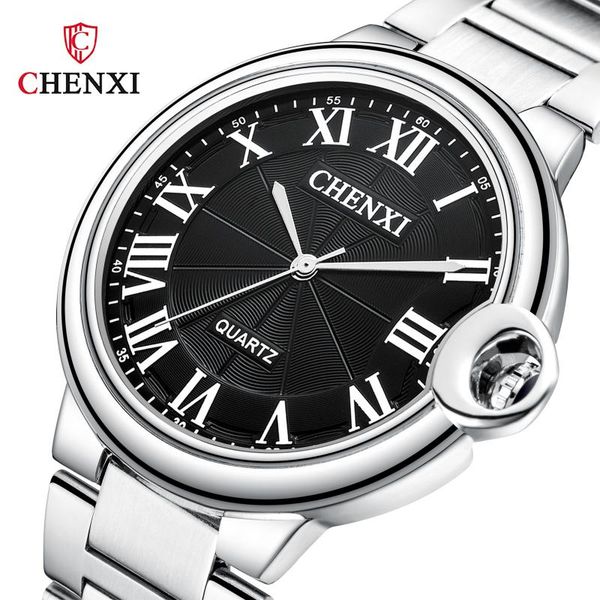 wristwatches authentic women's watch fashion couple silver full stainless steel quartz clock waterproof rome date ladies wrist watches, Slivery;brown
wristwatches authentic women's watch fashion couple silver full stainless steel quartz clock waterproof rome date ladies wrist watches, Slivery;brown
