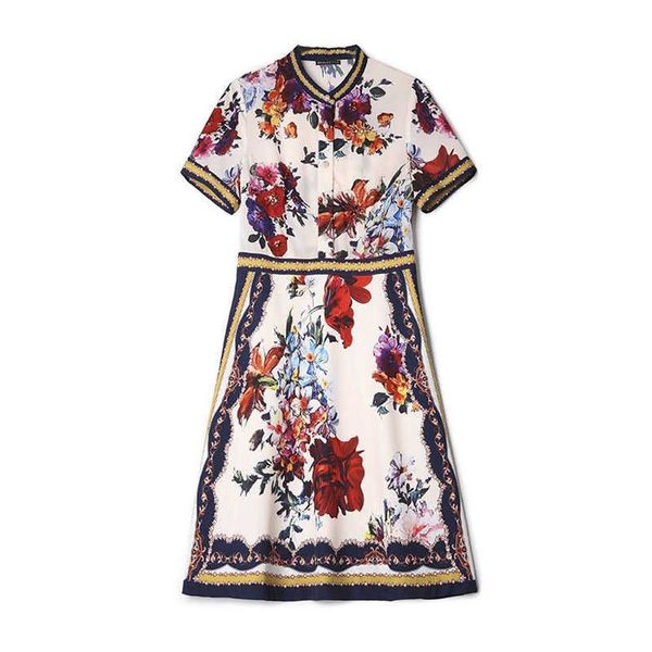 perhaps u women o neck button dress short sleeve floral print chiffon d2140 210529, Black;gray
perhaps u women o neck button dress short sleeve floral print chiffon d2140 210529, Black;gray