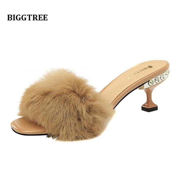 slippers real pic camel white purple black fur hair 6cm heel with jewerly women lady sandal size 34
slippers real pic camel white purple black fur hair 6cm heel with jewerly women lady sandal size 34