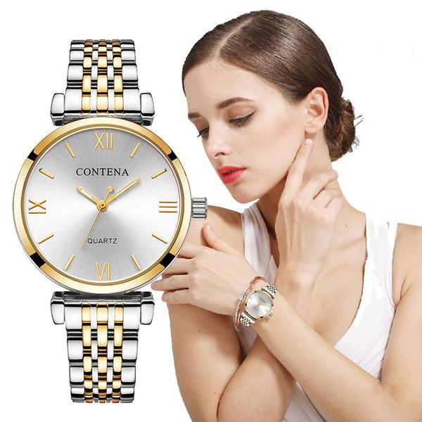 formal women watches diamond gold silver strap fashion uhr damen roman numeral horloges vrouwen luminous luxury ladies wristwatches, Slivery;brown
formal women watches diamond gold silver strap fashion uhr damen roman numeral horloges vrouwen luminous luxury ladies wristwatches, Slivery;brown