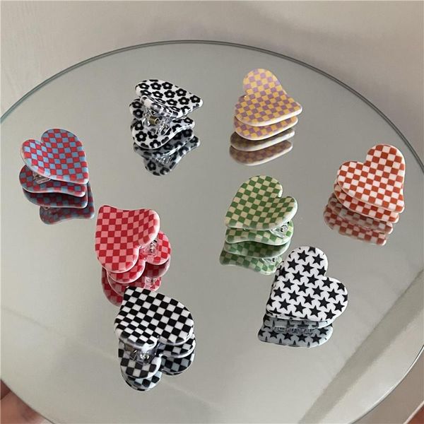 hair clips & barrettes aomu korean retro colorful plaid acrylic small claw smooth irregular geometric love hairpin for women party accessori, Golden;silver
hair clips & barrettes aomu korean retro colorful plaid acrylic small claw smooth irregular geometric love hairpin for women party accessori, Golden;silver