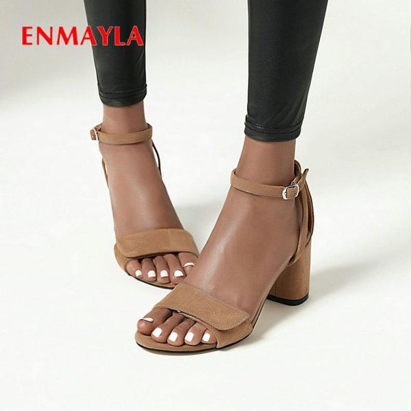 dress shoes enmayla basic 2021 synthetic casual flock buckle strap woman cover heel square sandals fashion women 34-43, Black
dress shoes enmayla basic 2021 synthetic casual flock buckle strap woman cover heel square sandals fashion women 34-43, Black