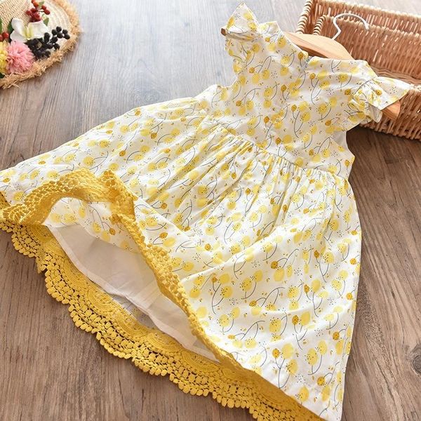 girl's dresses 2021 summer girl small floral dress baby flying sleeve princess lace edge clothes for birthday party 3-8y, Red;yellow
girl's dresses 2021 summer girl small floral dress baby flying sleeve princess lace edge clothes for birthday party 3-8y, Red;yellow