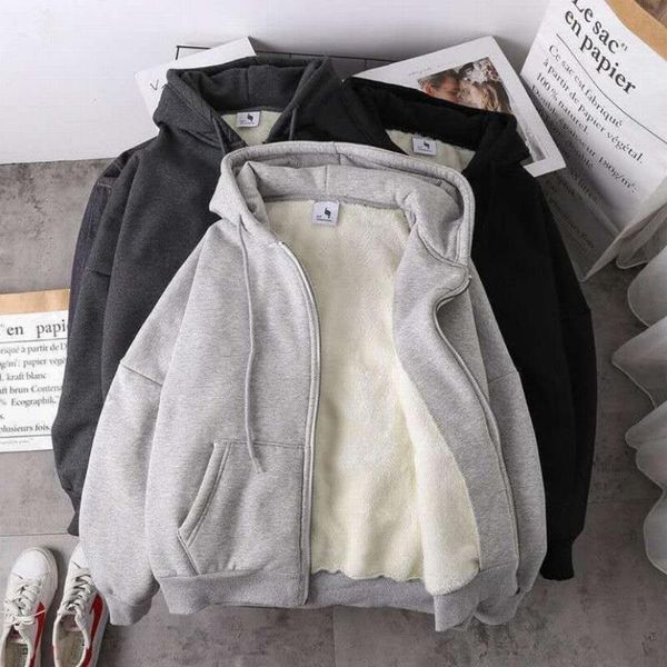women's hoodies & sweatshirts 2021 winter korean style faux fur fleece long sleeve warm, Black
women's hoodies & sweatshirts 2021 winter korean style faux fur fleece long sleeve warm, Black
