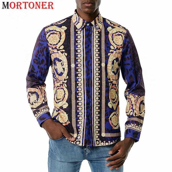 retro floral print mens dress shirts 2021 luxury baroque style chemise homme casual button down party social shirt for men 2xl men's, White;black
retro floral print mens dress shirts 2021 luxury baroque style chemise homme casual button down party social shirt for men 2xl men's, White;black