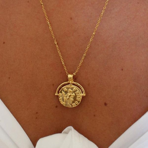 coin pendant necklace european and american jewelry round pendant necklace simple retro cross border jewelry good quality, Silver
coin pendant necklace european and american jewelry round pendant necklace simple retro cross border jewelry good quality, Silver