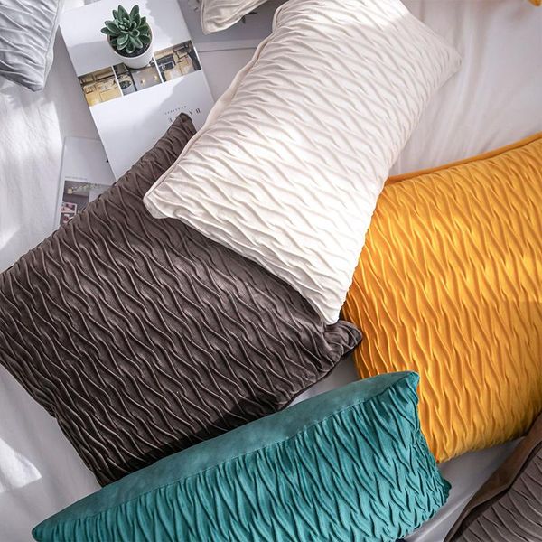 cushion/decorative pillow soft velvet cushion covers striped decorative throw cases pure color pillowcases for home sofa car seat chair 45x4
cushion/decorative pillow soft velvet cushion covers striped decorative throw cases pure color pillowcases for home sofa car seat chair 45x4