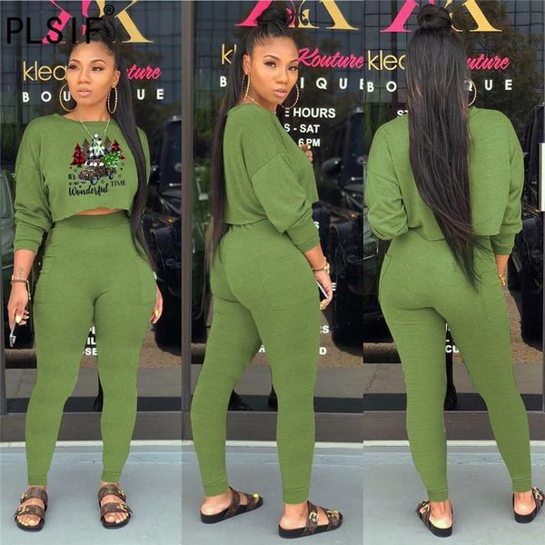 women's two piece pants women christmas tree print suit street fashion long sleeve round neck with feet in autumn and winter, White
women's two piece pants women christmas tree print suit street fashion long sleeve round neck with feet in autumn and winter, White
