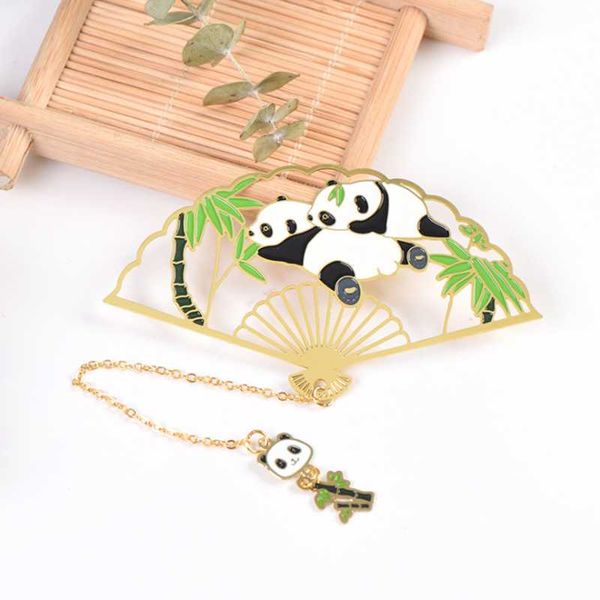 kawaii panda folding fan brass bookmark cute pendant metal art pattern book mark page folder office school supplies stationery
kawaii panda folding fan brass bookmark cute pendant metal art pattern book mark page folder office school supplies stationery