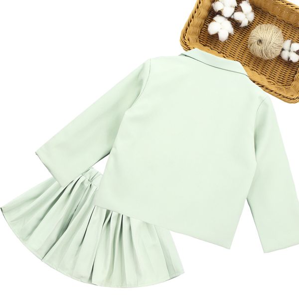 girls suit set coat + skirt 2pcs clothing for girls solid color kids girl suit set childrens clothing teenage kids clothes, White
girls suit set coat + skirt 2pcs clothing for girls solid color kids girl suit set childrens clothing teenage kids clothes, White