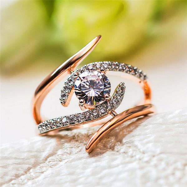 wedding rings luxury female rose gold twisted ring unique style vintage cross finger cute love engagement for women, Slivery;golden
wedding rings luxury female rose gold twisted ring unique style vintage cross finger cute love engagement for women, Slivery;golden