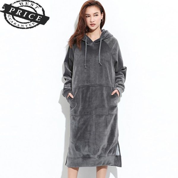 casual dresses gold warm winter velvet hooded pocket long sleeved dress black gray sportwear autumn women clothings
casual dresses gold warm winter velvet hooded pocket long sleeved dress black gray sportwear autumn women clothings