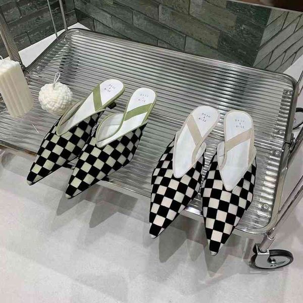 pointed toe women sandals slippers thin low heels 2022 new arrivals casual party pumps shoes woman beige/green outdoor slides 39 y220224, Black
pointed toe women sandals slippers thin low heels 2022 new arrivals casual party pumps shoes woman beige/green outdoor slides 39 y220224, Black