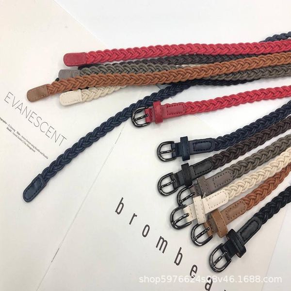 Wholesale Women's Woven Belt Korean Version Casual Pin Buckle Fine Linen With Dress Tie Belts, Black;brown
Wholesale Women's Woven Belt Korean Version Casual Pin Buckle Fine Linen With Dress Tie Belts, Black;brown