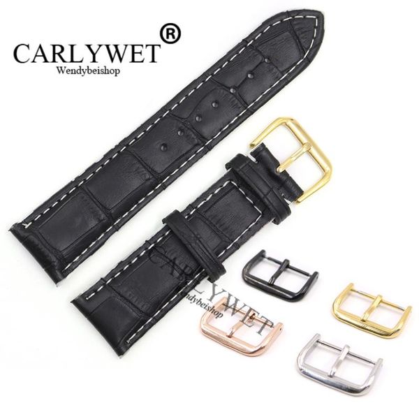 watch bands carlywet 18 20 22mm black real leather handmade white stitches replacement band strap for, Black;brown
watch bands carlywet 18 20 22mm black real leather handmade white stitches replacement band strap for, Black;brown