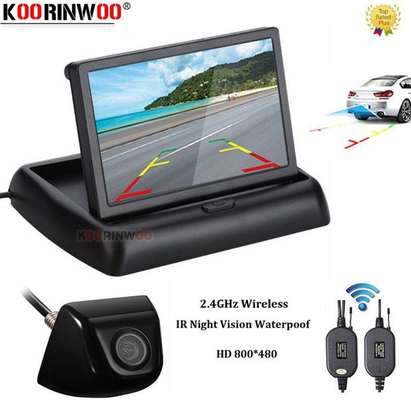 koorinwoo wireless adopter 4.3 hd foldable car rear view monitor reversing color lcd display screen for vehicle backup rearview cameras& par
koorinwoo wireless adopter 4.3 hd foldable car rear view monitor reversing color lcd display screen for vehicle backup rearview cameras& par